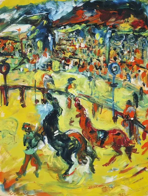Nikhil Biswas (Artist), Untitled, 1952, Painting