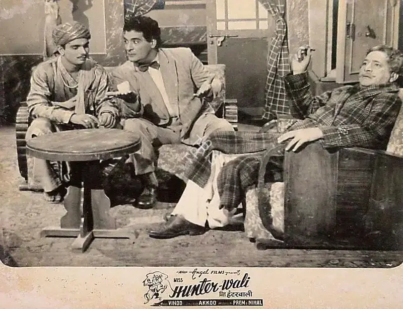 Nihal (Producer), Miss Hunterwali, 1959, Lobby Card