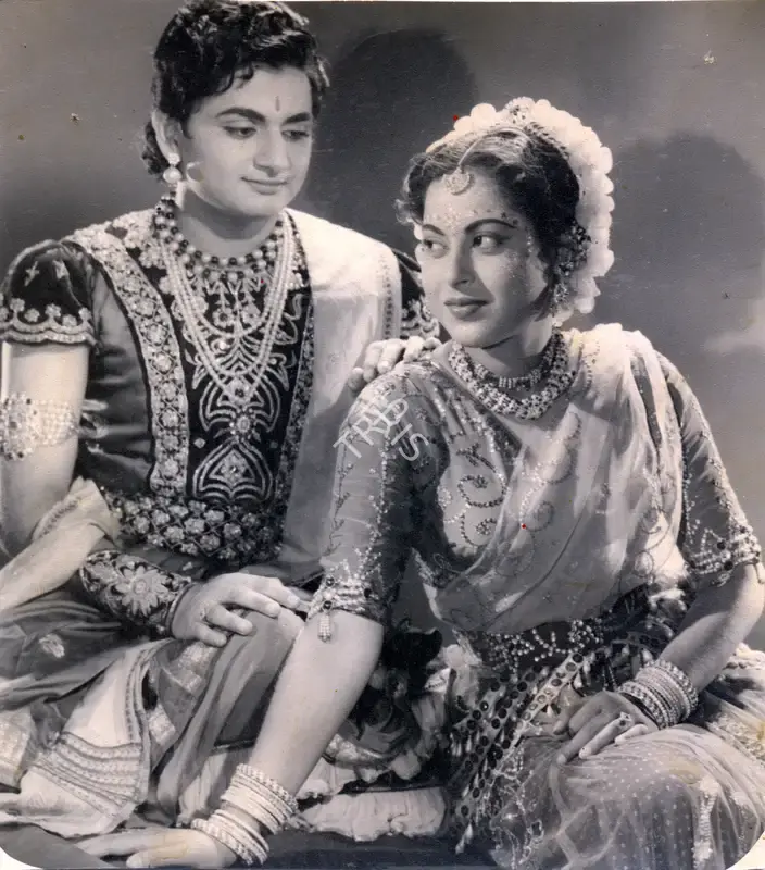 N. Satyanarayan (Cinematographer), Maya Bazar, 1958, Photographic Still