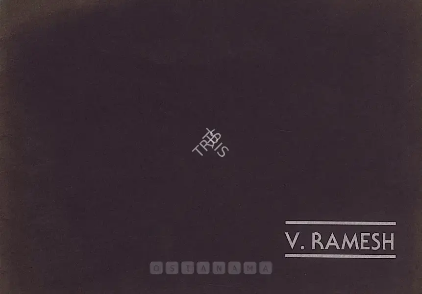 V. Ramesh (Artist), V. Ramesh, 1993, Solo Exhibition Catalogue