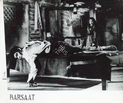 Jal Mistry (Cinematographer), Barsaat, 1949, Lobby Card