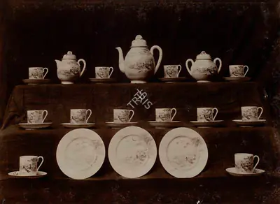 Studio Bourne & Shepherd (Photographic Studio), Tea Set presented by Sheth Karsandas Jagjivan, 1909, Antiquarian Photograph