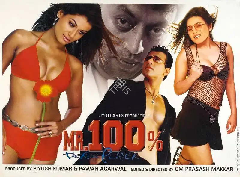 Pawan Agarwal (Producer), Mr 100 Percent, 2006, Full Sheet Poster