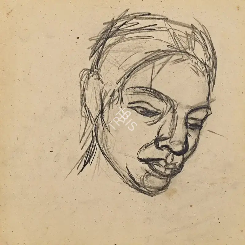 Amrita Sher-Gil (Artist), Untitled, 1930, Drawing