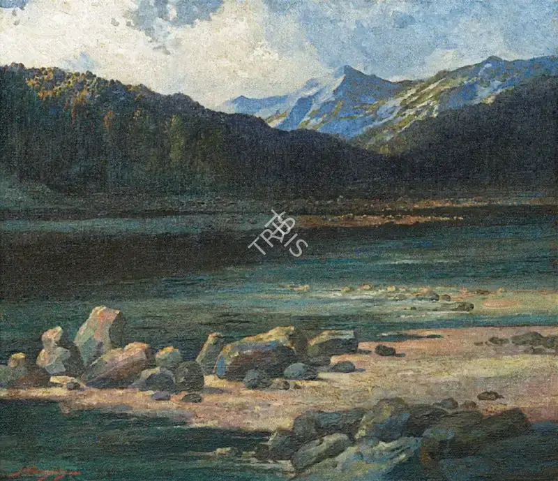 Gangooly, J.P. (Artist). Untitled, n.d. | Painting, AG.Mum/26.09.24, 2024 · Asta Guru