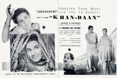 Shaukat Hussain Rizvi (Director), Khandaan, 1942, Advertisement