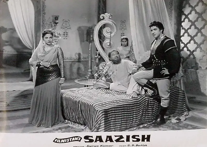 Surya Kumar (Director), Saazish, 1959, Lobby Card