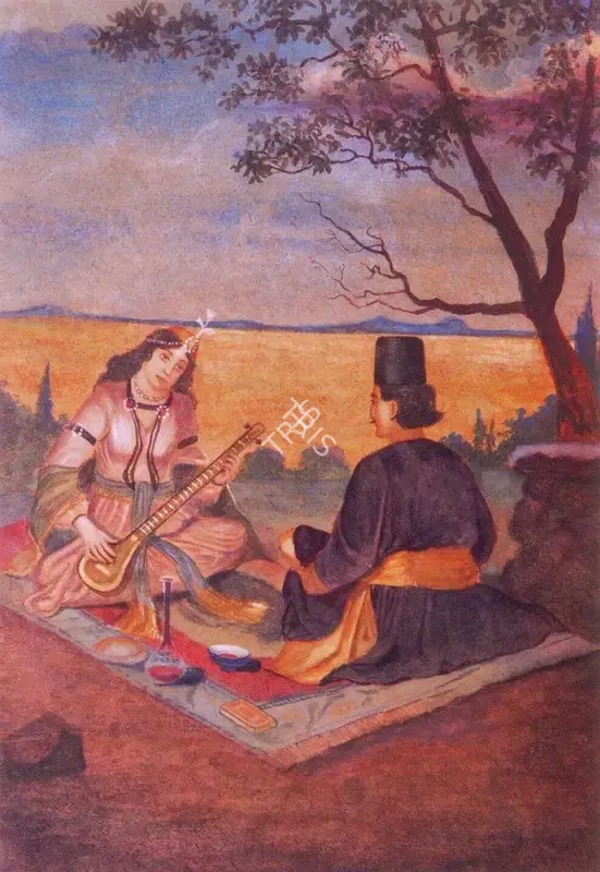 M.V. Dhurandhar (Artist), Omar Khayyam Series 03, Painting