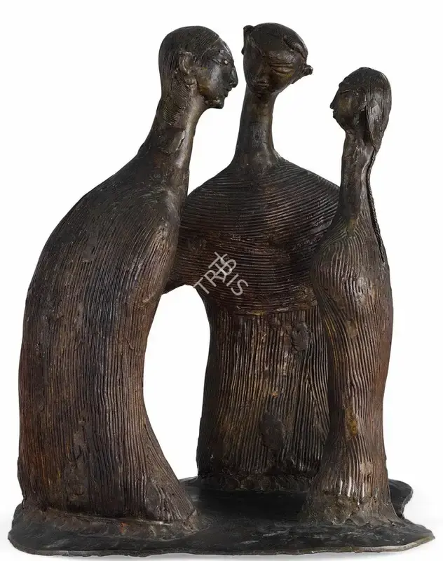 Meera Mukherjee (Artist), Untitled (The Rumour), Sculpture