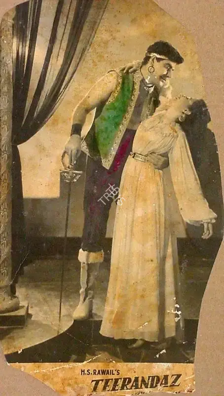 H.S. Rawail (Producer), Teerandaz, 1955, Lobby Card