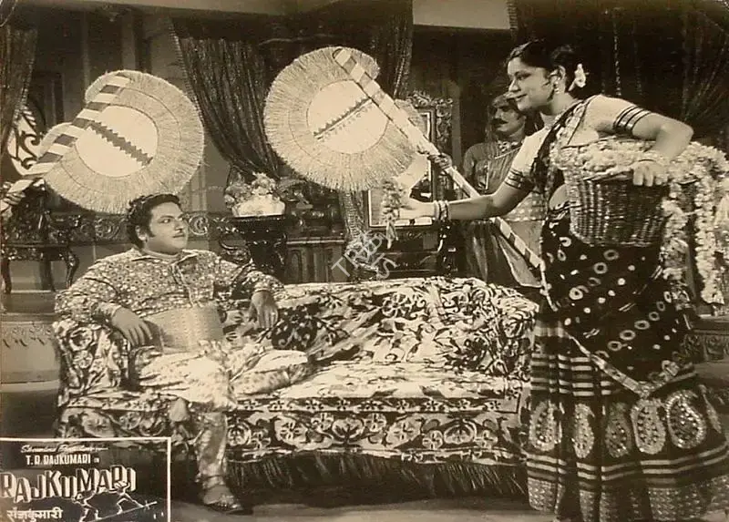 T.R. Raghunath (Director), Rajkumari, 1955, Lobby Card