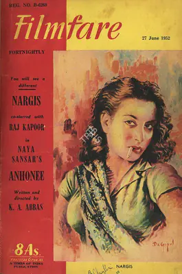 Frank Moraes (Editor), Filmfare, 1952, Magazine