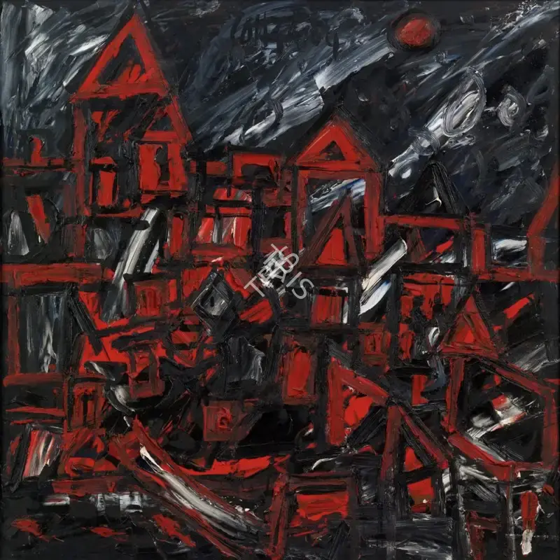 Souza, F.N. (Artist). Landscape of Hampstead, London, 1964 | Painting, Sa.Mum/02.04.25, 2025 · Saffronart