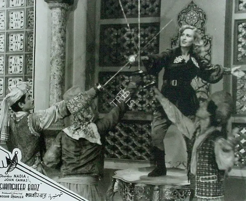 Noshir Engineer (Producer), Shamsheer Baaz, 1953, Lobby Card