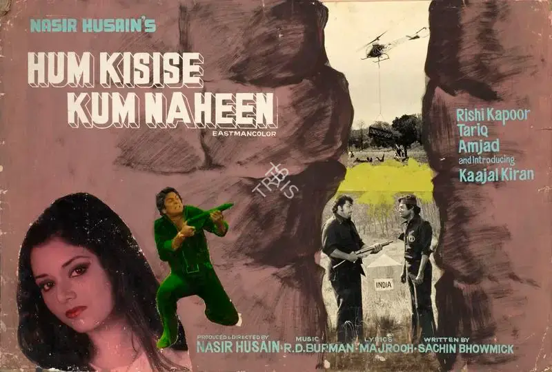 Nasir Husain (Producer), Hum Kisise Kum Naheen, 1977, Showcard