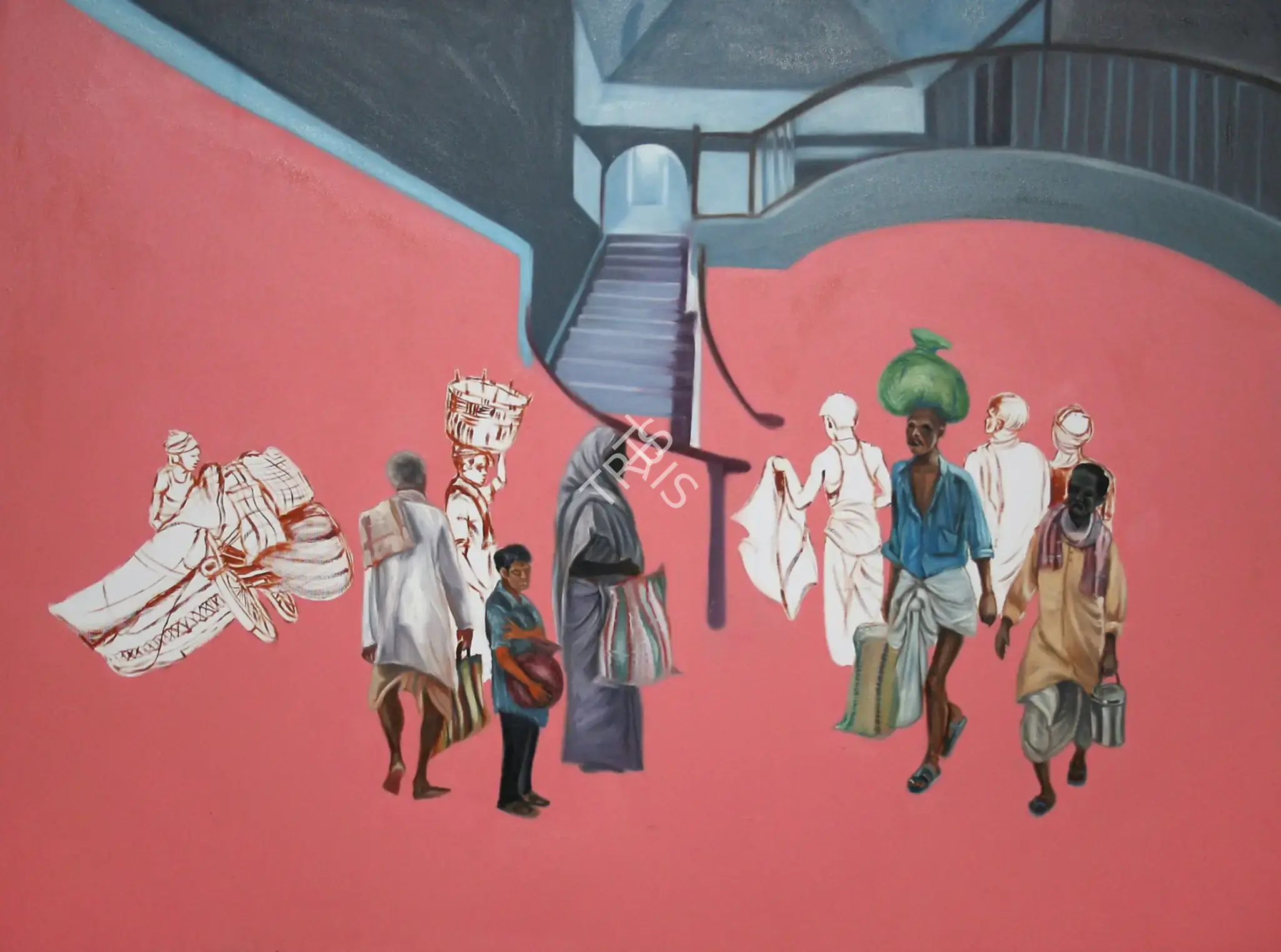 Rajesh Ram (Artist), Jaldi Se Der Bhali, 2011, Painting