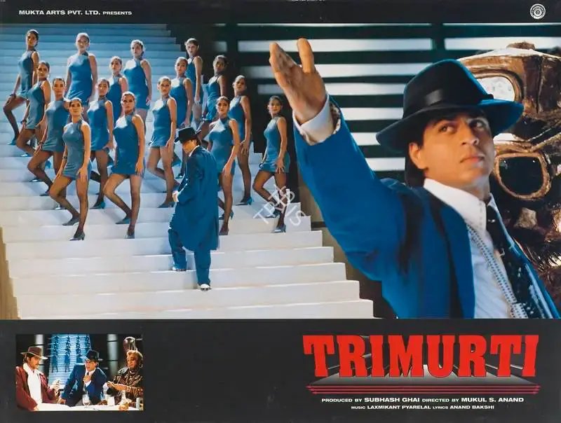 Ashok Mehta (Cinematographer), Trimurti, 1995, Lobby Card