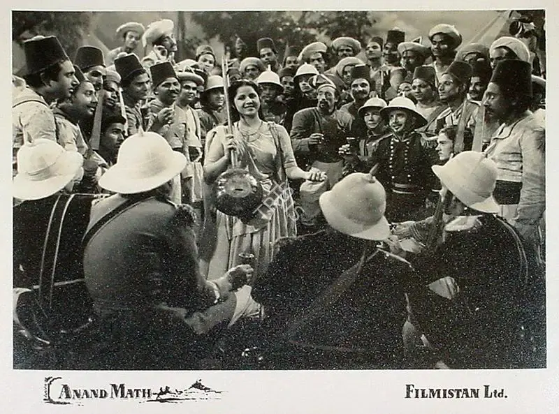 Dronacharya (Cinematographer), Anand Math, 1952, Lobby Card