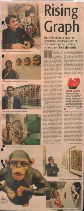 Pankaj Molekhi (Reporter), Rising Graph, 2011, Newspaper Clipping