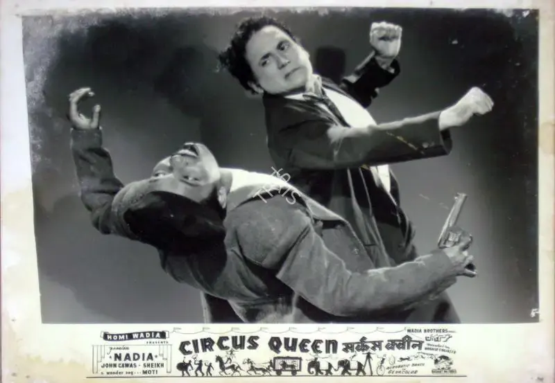 Anant Wadadeker (Cinematographer), Circus Queen, 1959, Lobby Card