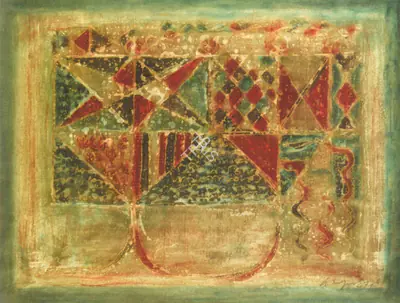 Akkitham Narayanan (Artist), Untitled, 1971, Painting