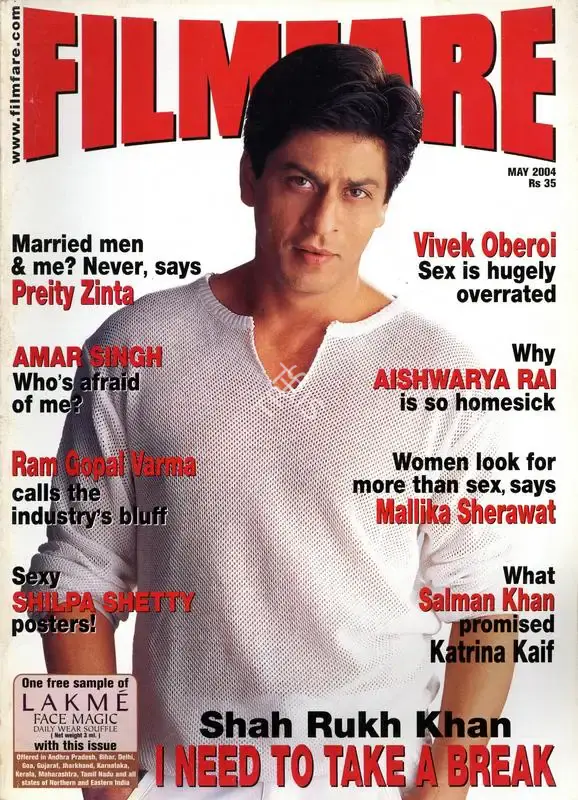Shashi Baliga (Editor), Filmfare, 2004, Magazine