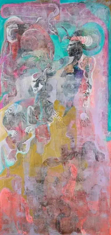 Mohan Samant (Artist), Untitled (Naga Panchani), 1997, Painting