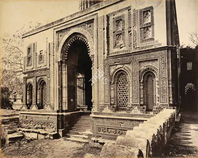 Samuel Bourne (Photographer), Alaoodeens Gateway, 1865, Antiquarian Photograph