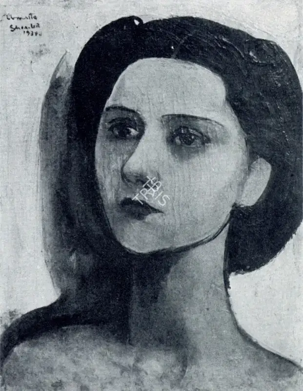 Amrita Sher-Gil (Artist), Portrait of Helen, 1938, Painting