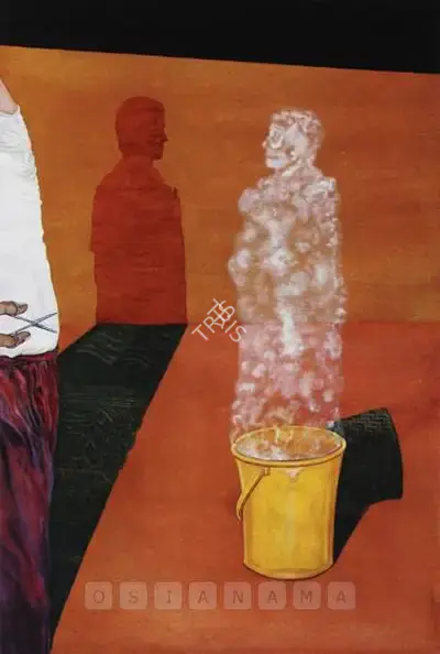 Anandajit Ray (Artist), Investigation, 2004, Painting