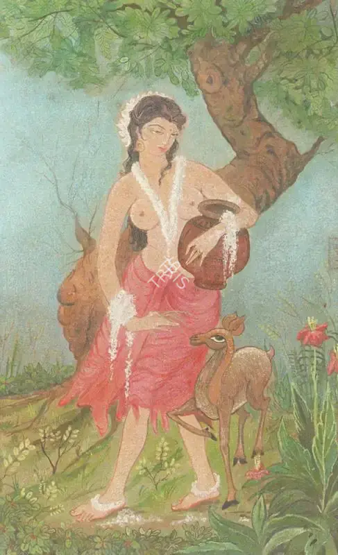 Kshitindranath Majumdar (Artist), Shakuntala, Painting