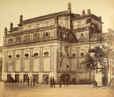 Felice Beato (Photographer), The Begum Kothi, Lucknow, 1858, Antiquarian Photograph