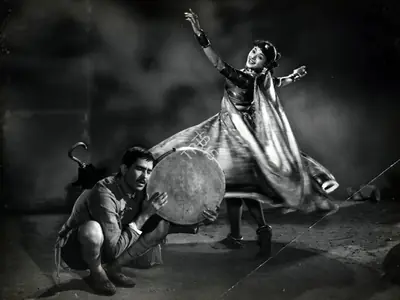 Radhu Karmakar (Cinematographer), Jis Desh Men Ganga Behti Hai, 1960, Photographic Still
