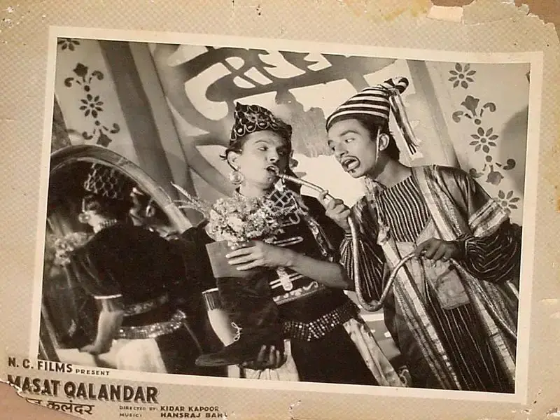 Gulshan Bahl (Producer), Mast Qalandar, 1955, Lobby Card