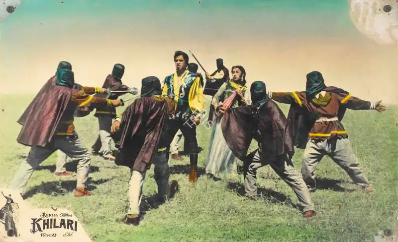 Pannalal Maheshwary (Producer), Khilari, 1961, Lobby Card