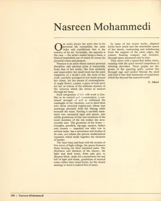 Ebrahim Alkazi (Essayist), Nasreen Mohammedi, 1987, Essay