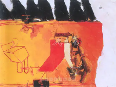 Chittrovanu Mazumdar (Artist), Untitled, Painting