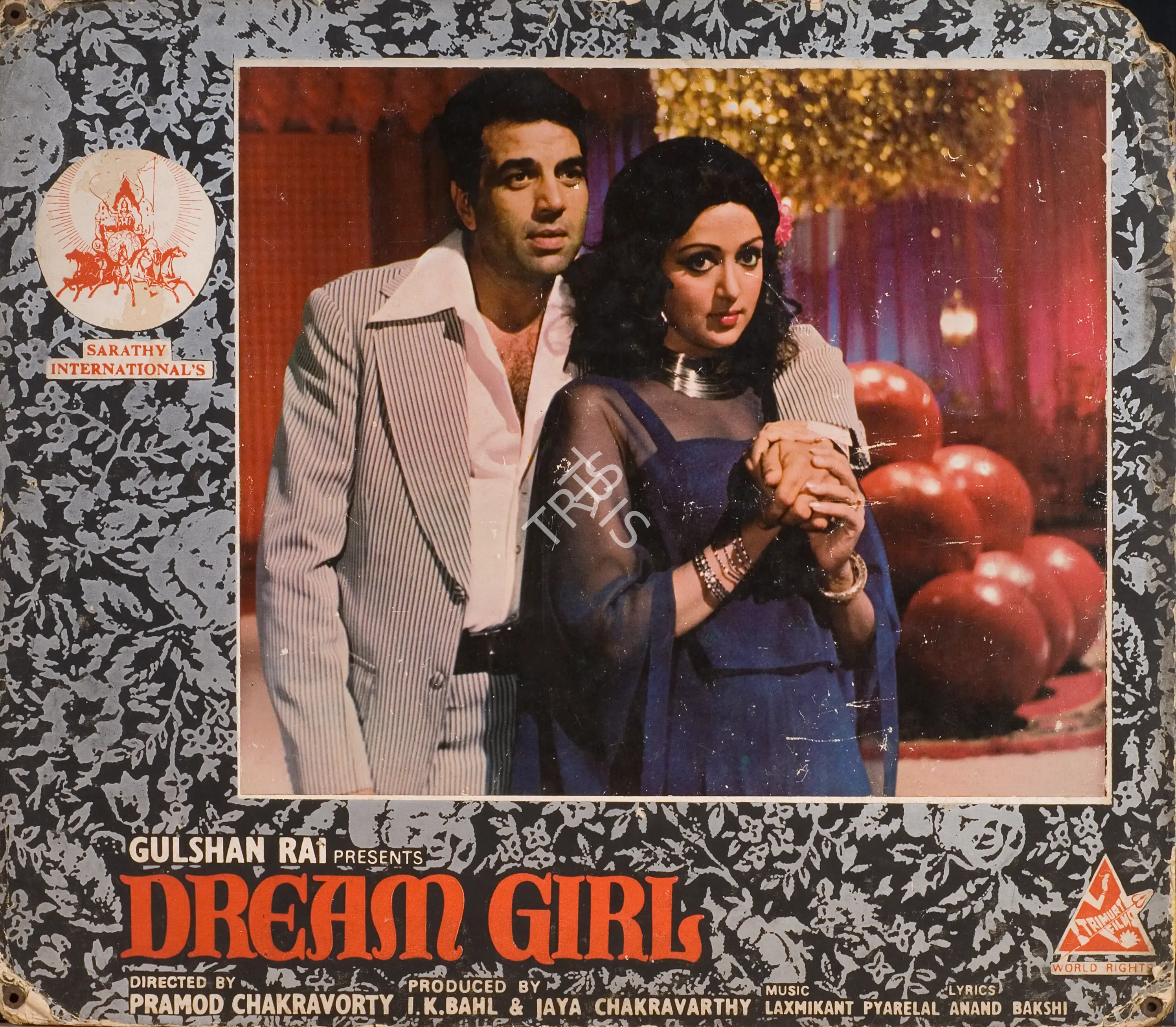 I.K. Bahl (Producer), Dream Girl, 1977, Photographic Still Mounted on Lobby Card
