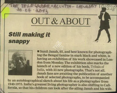 Out & About, 2003, Newspaper Clipping