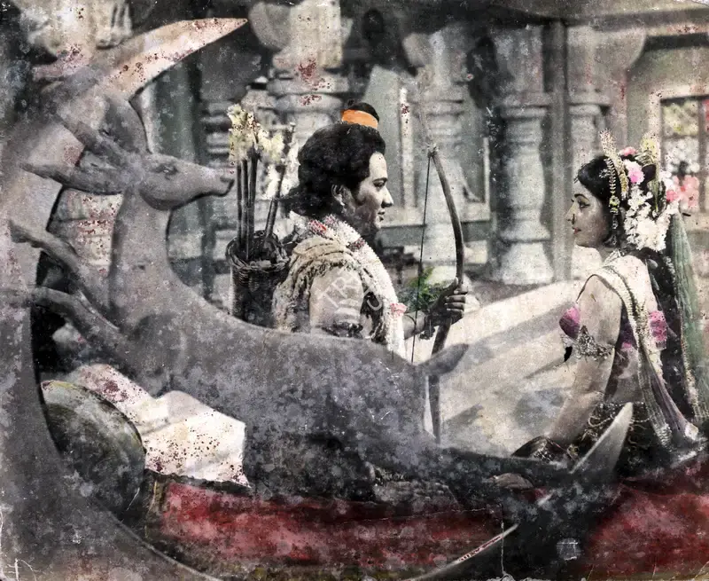 Anant Wadadeker (Cinematographer), Hanuman Vijay, 1974, Photographic Still