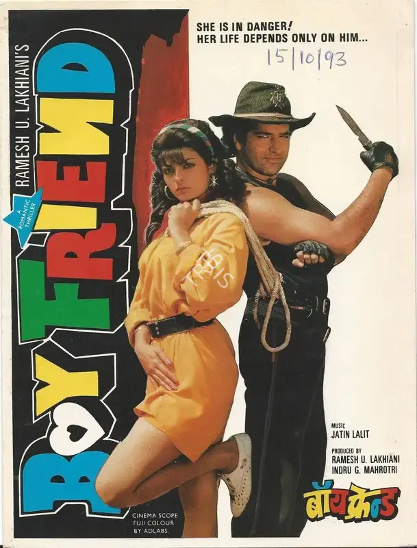 Ramesh Lakhiani (Producer), Boy Friend, 1993, Song-Synopsis Booklet