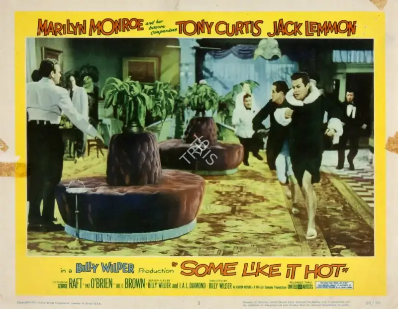 Billy Wilder (Director), Some Like It Hot, 1959, Lobby card