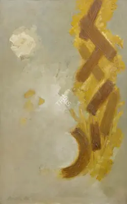 Biren De (Artist), Golden Trail, 1961, Painting