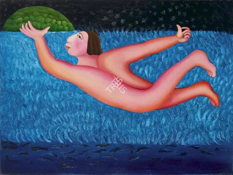 Manjit Bawa (Artist), Untitled (Hanuman), 1980, Painting