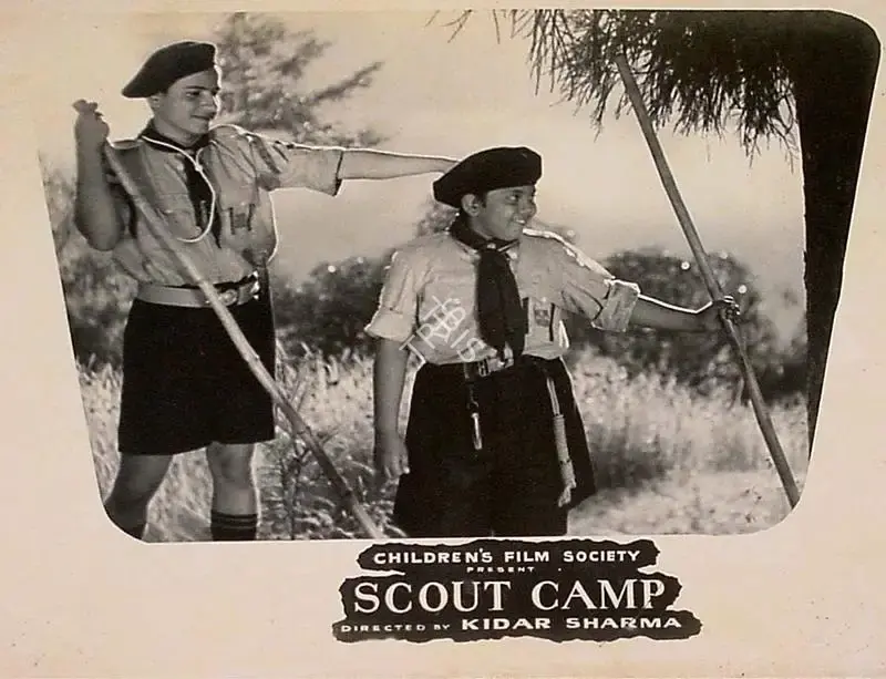 Kidar Sharma (Director), Scout Camp, 1959, Lobby Card