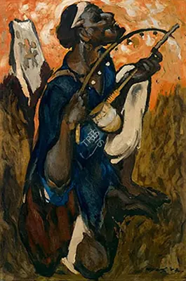 N.S. Bendre (Artist), Untitled, 1942, Painting