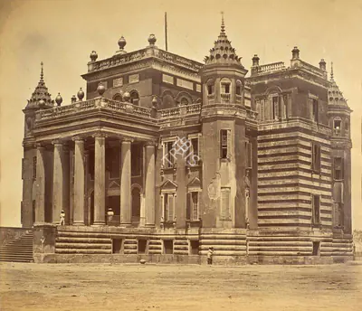 Felice Beato (Photographer), The Dilkhoosha Palace, Lucknow, 1858, Antiquarian Photograph