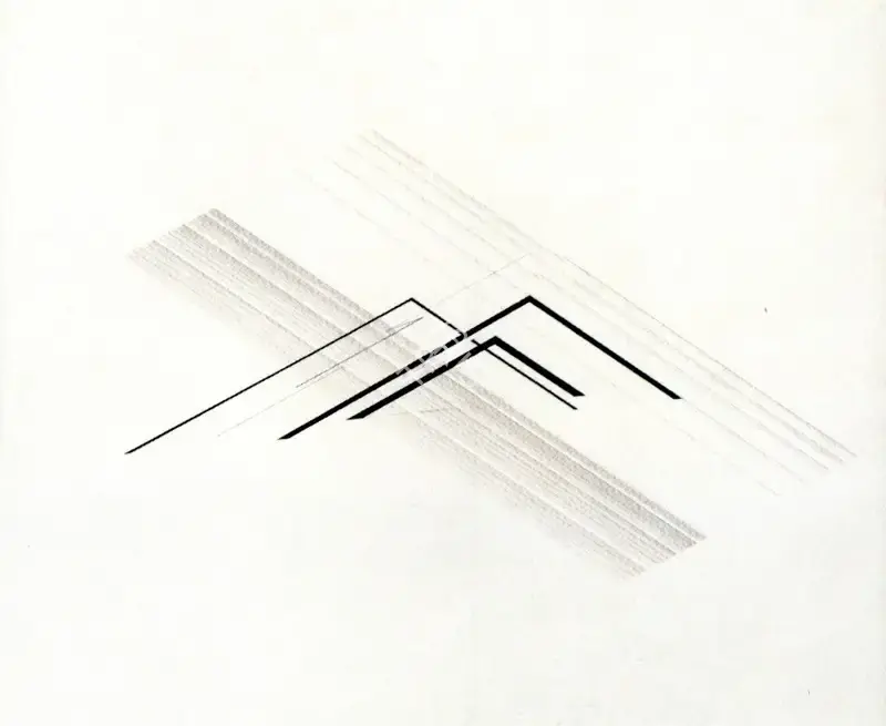 Nasreen Mohamedi (Artist), Untitled, 1980, Painting
