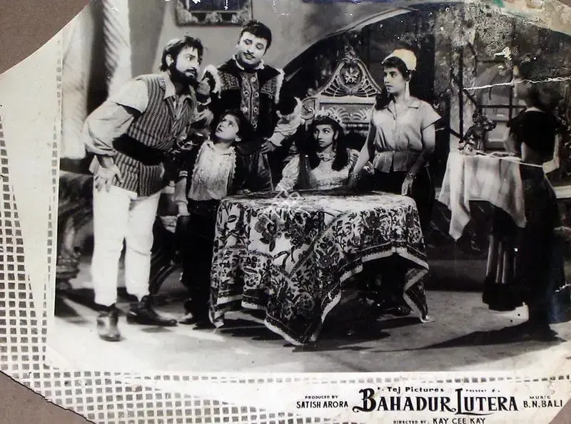 Satish Arora (Producer), Bahadur Lutera, 1960, Lobby Card