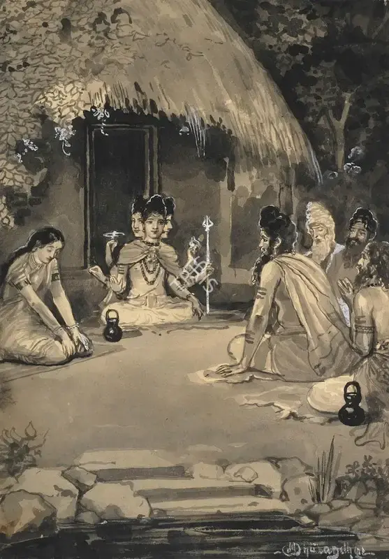 M.V. Dhurandhar (Artist), Ramayana series, Painting